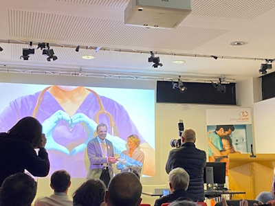 Institut Curie pour la cérémonie de remise de la médaille de Grand Donateur à la Fédération Enfants-Cancers-Santé
