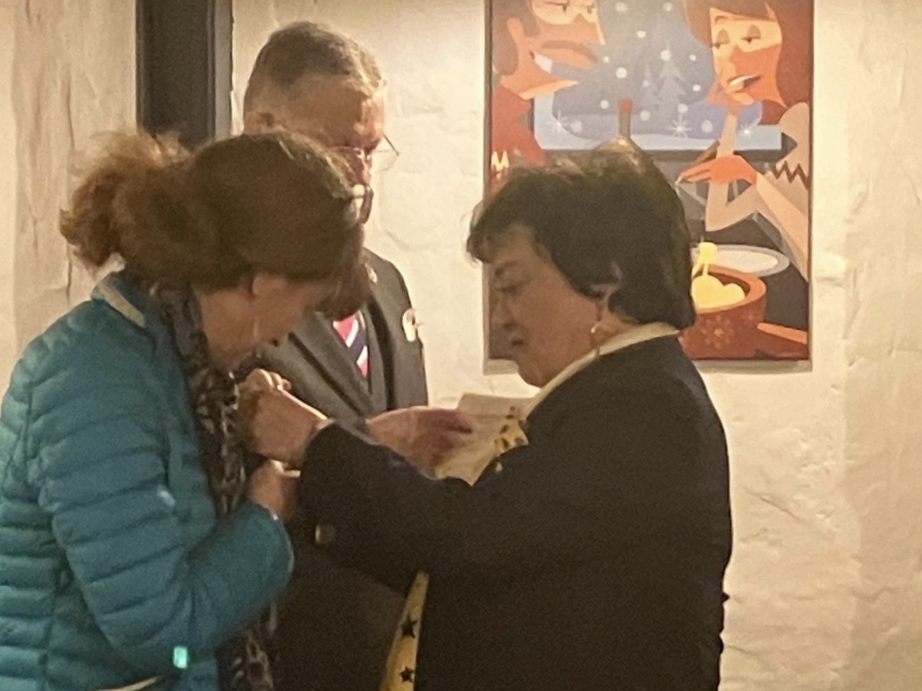 introniser trois nouveaux membres au sein de notre club