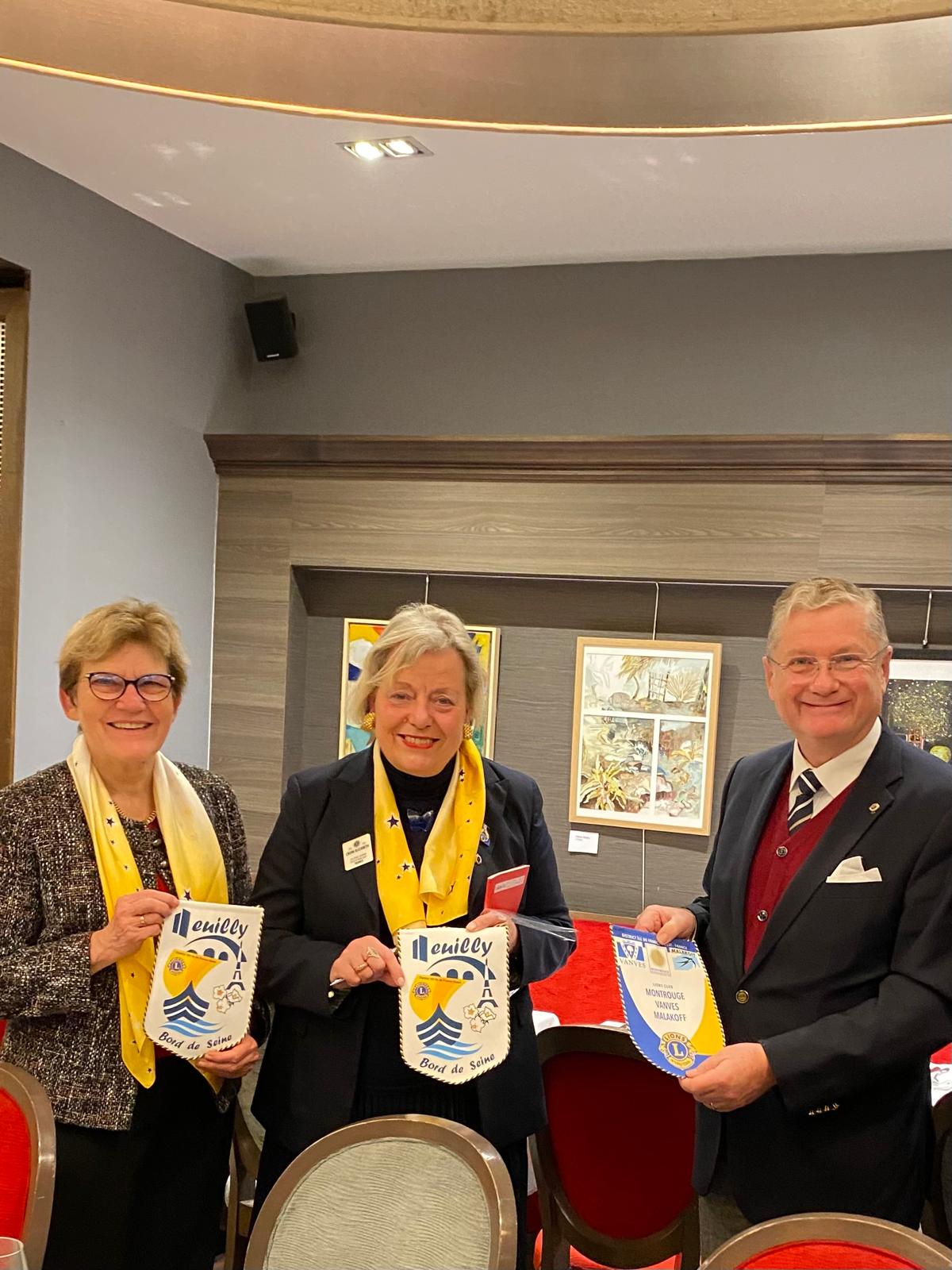 Visite de la Vice-Gouverneure, Élisabeth Croin, accompagnée de notre Présidente de Zone, Danièle Chapiro
